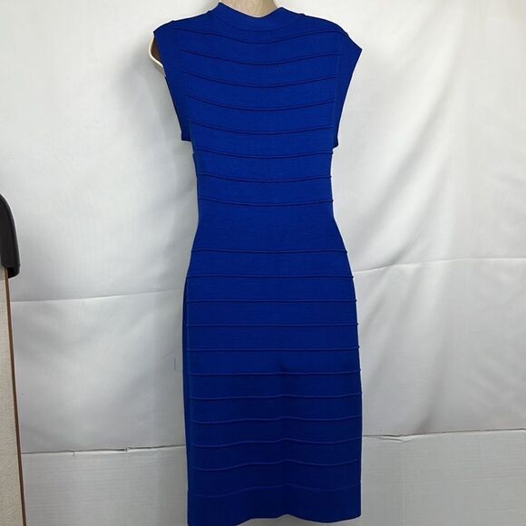 Nicki Minaj Royal blue midi sweater dress size large EUC - Picture 8 of 13